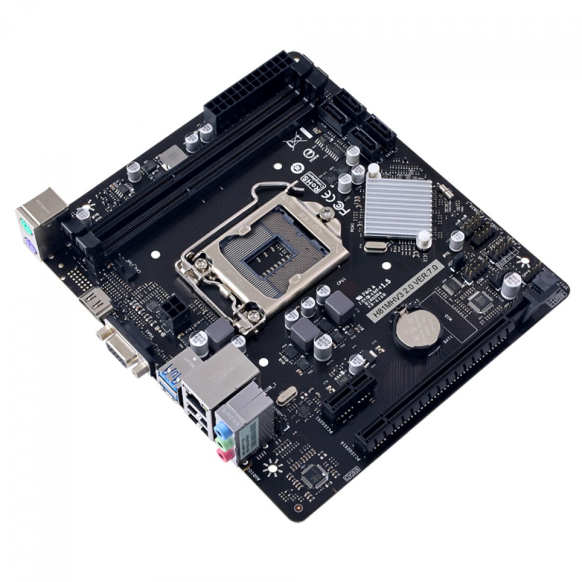 Placa Mãe Biostar H81MHV3 2.0, Chipset H81, LGA 1150, Micro ATX, DDR3