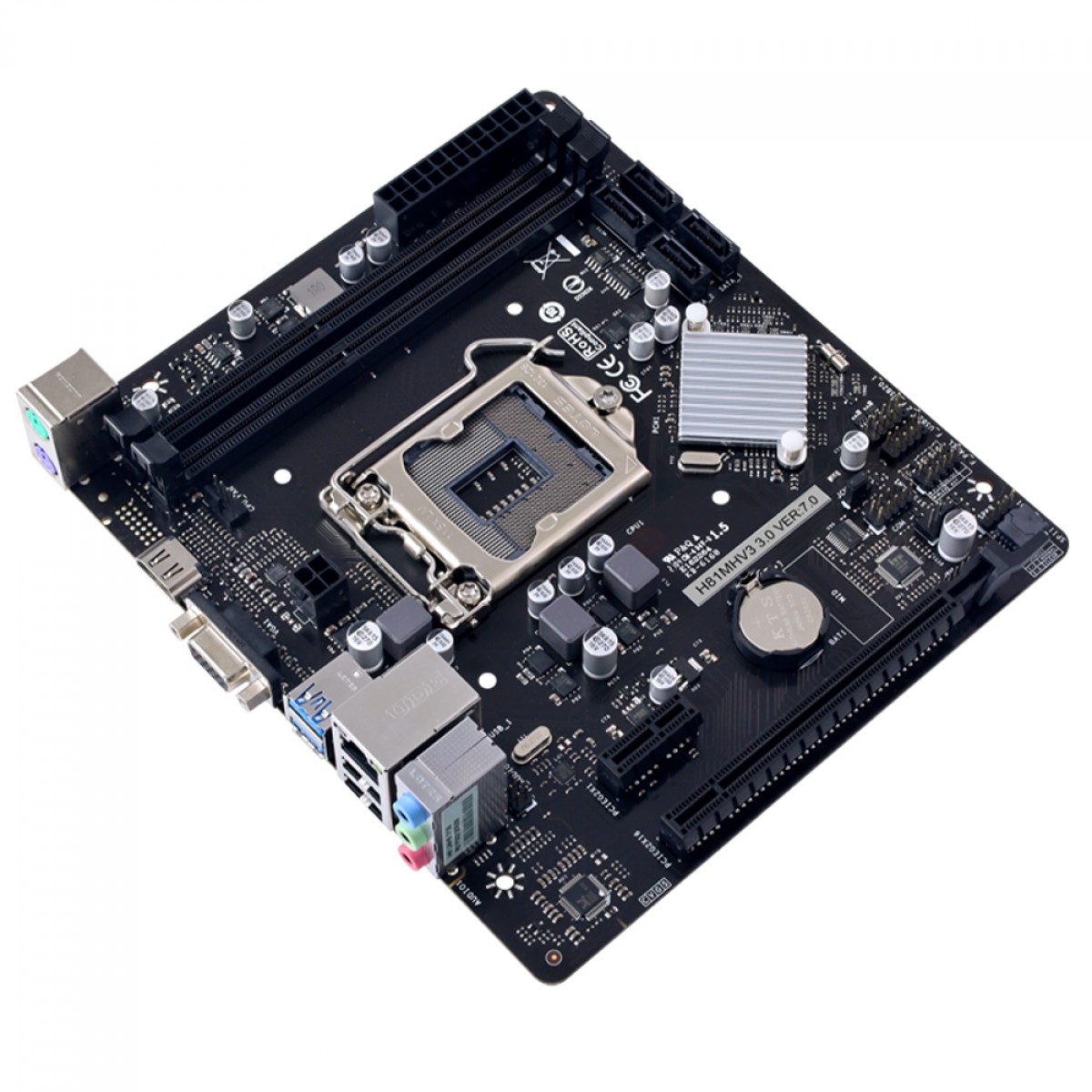 Placa Mãe Biostar H81MHV3 3.0, Chipset H81, Intel LGA 1150, Micro ATX, DDR3