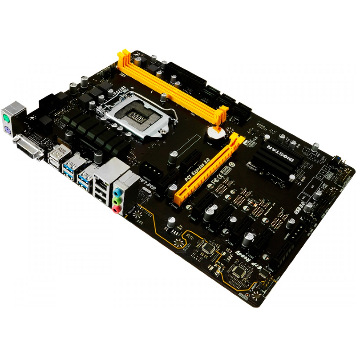 Placa Mãe Biostar PRO TB250BTC+, Chipset B250, Intel LGA 1151, ATX, DDR4 - Open box
