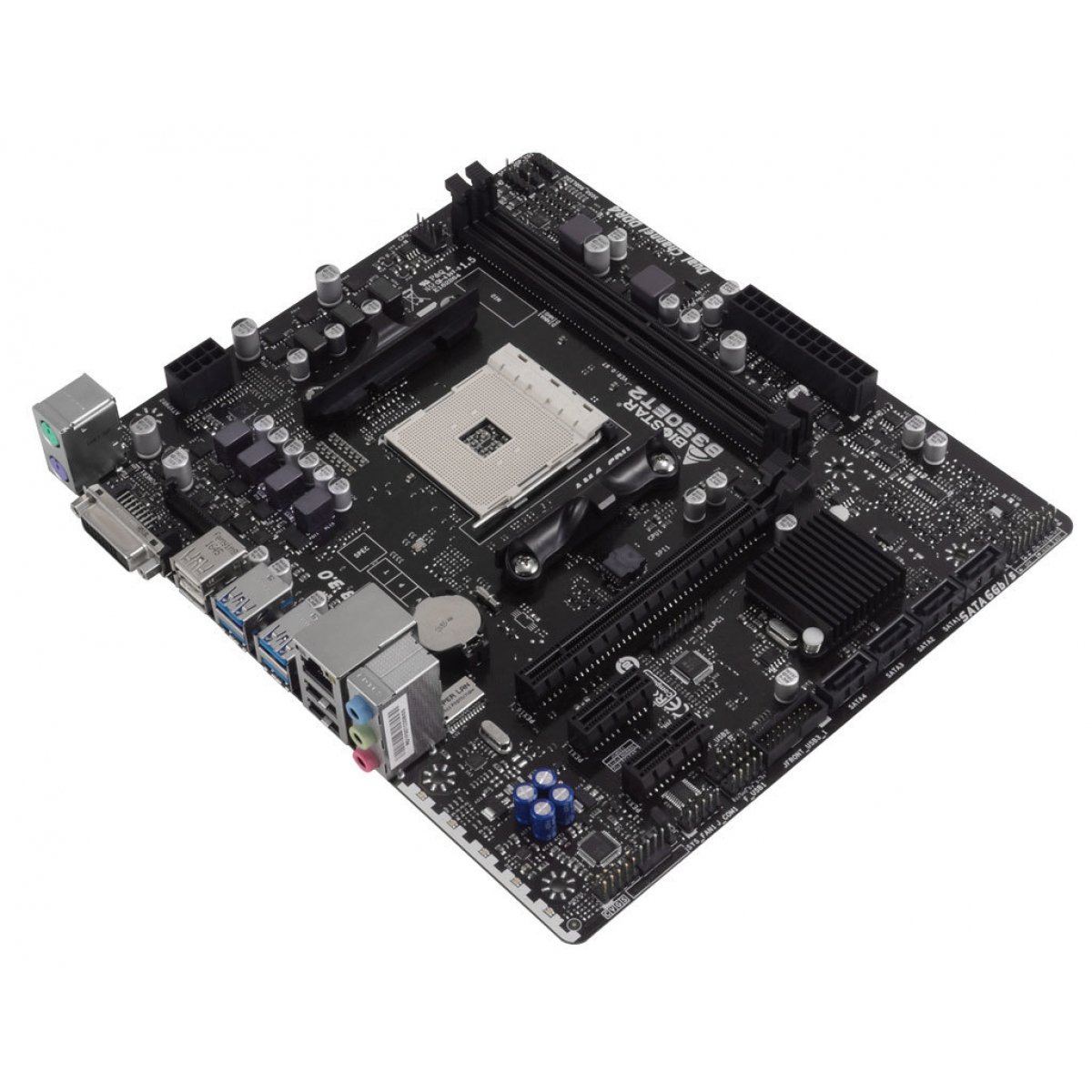 Placa Mãe Biostar Racing B350ET2, Chipset B350, AMD AM4, mATX, DDR4