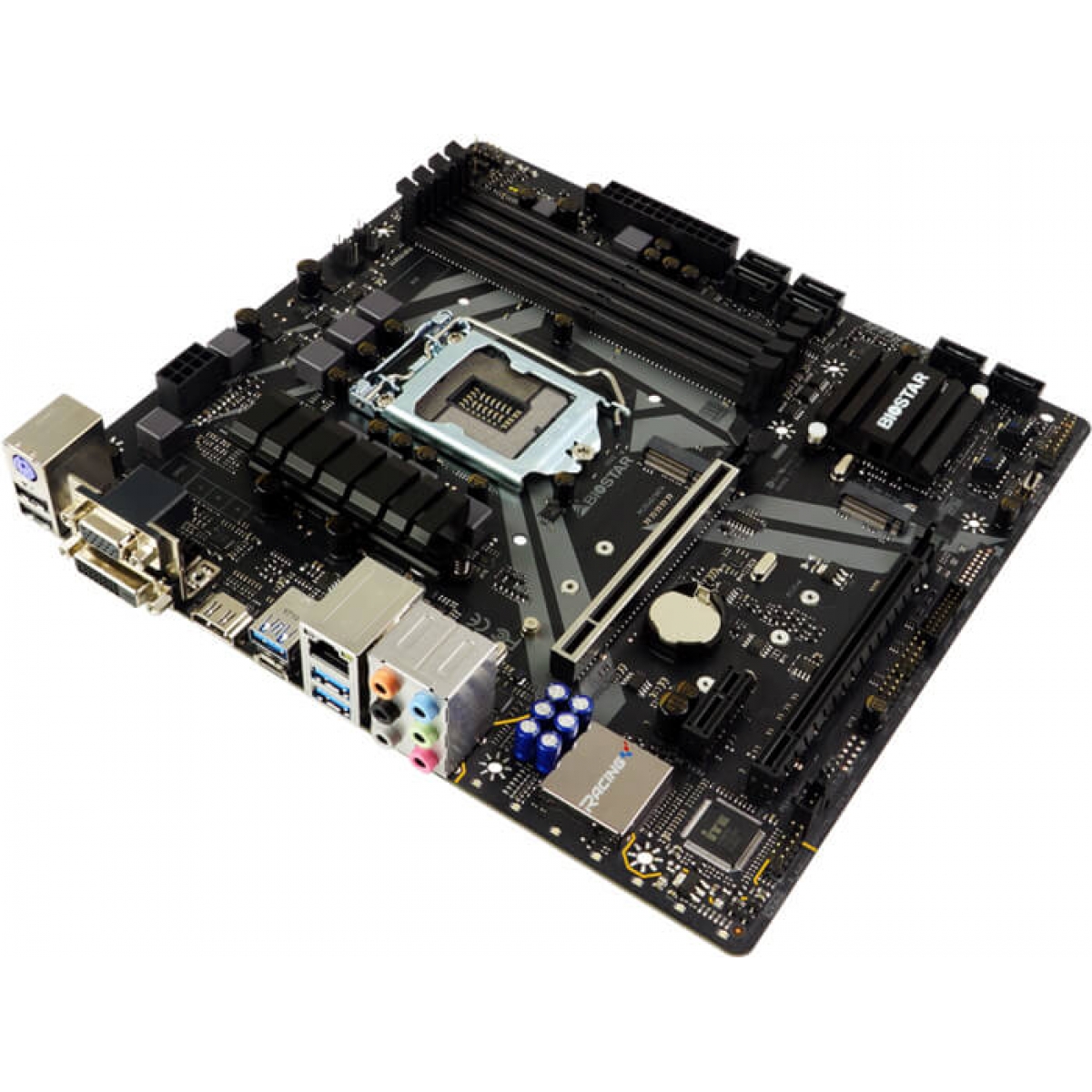 Placa Mãe Biostar Racing B360GT3S, Chipset B360, Intel LGA 1151, mATX, DDR4