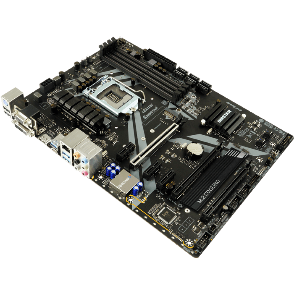 Placa Mãe Biostar Racing B360GT5S, Chipset B360, Intel LGA 1151, ATX, DDR4