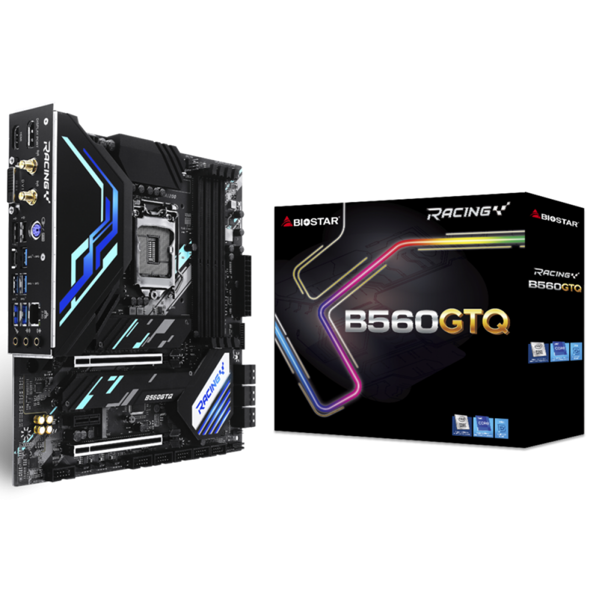 Biostar Racing B560GTQ, Chipset B560, Intel LGA 1200, MATX, DDR4