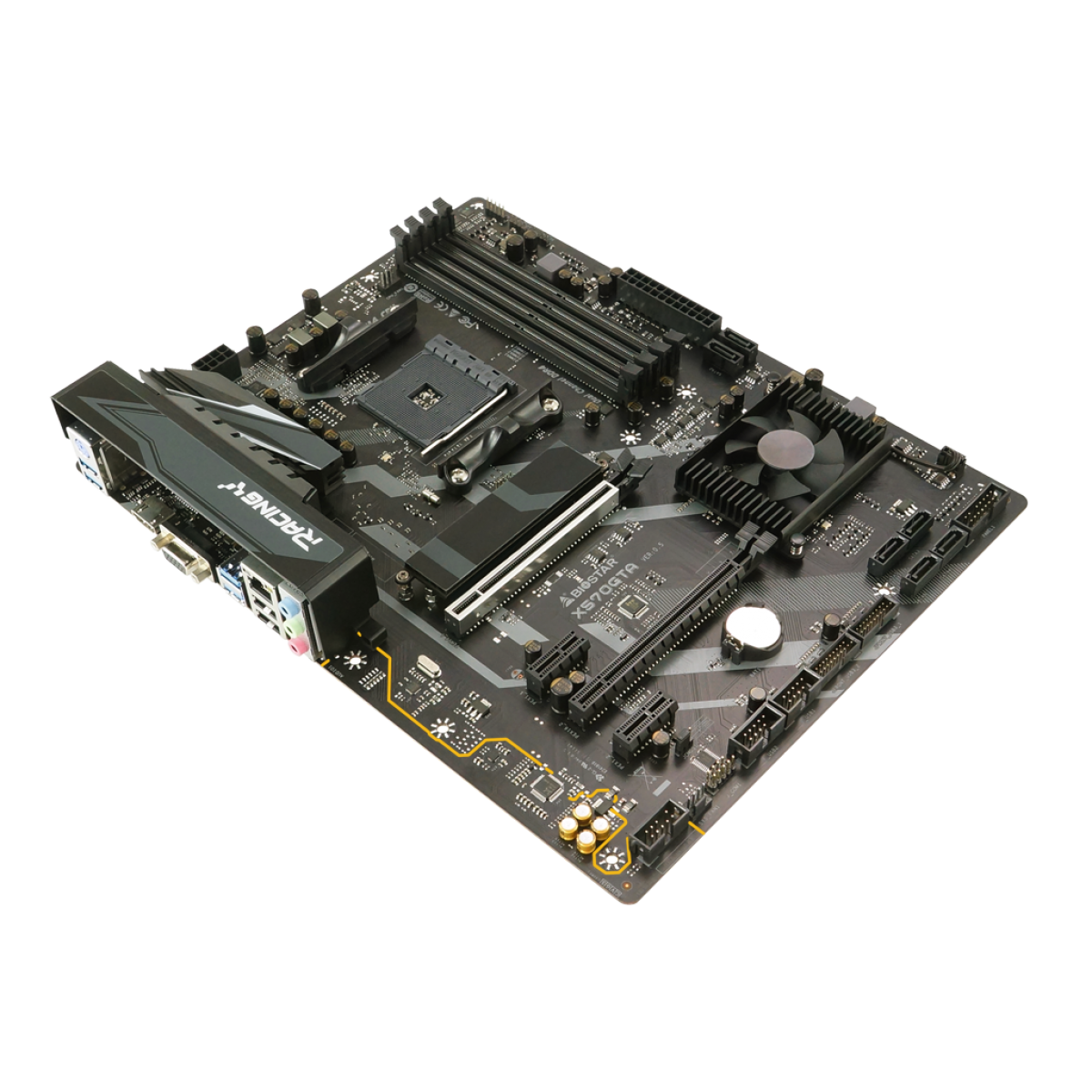 Placa Mãe Biostar Racing X570GTA, Chipset X570, AMD AM4, ATX, DDR4