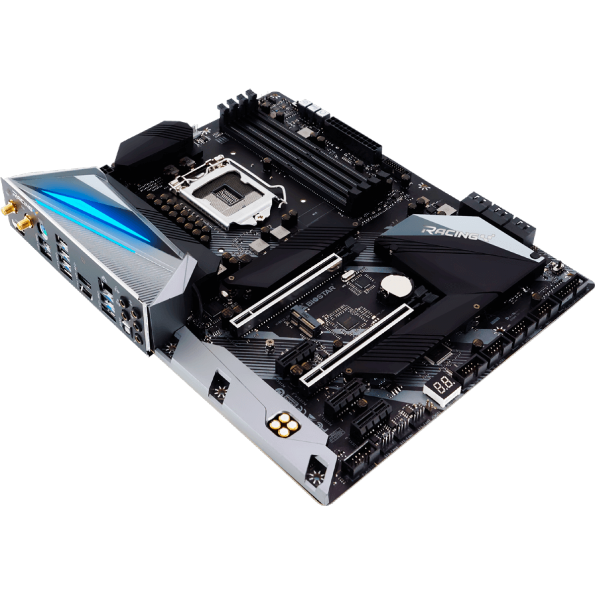 Placa Mãe Biostar Racing Z490GTA EVO, Chipset Z490, Intel 1200, ATX, DDR4