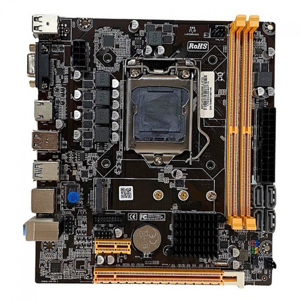 Placa Mãe Brazil PC H310/B250M.2-STG, Chipset B250, Intel LGA 1151, mATX, DDR4