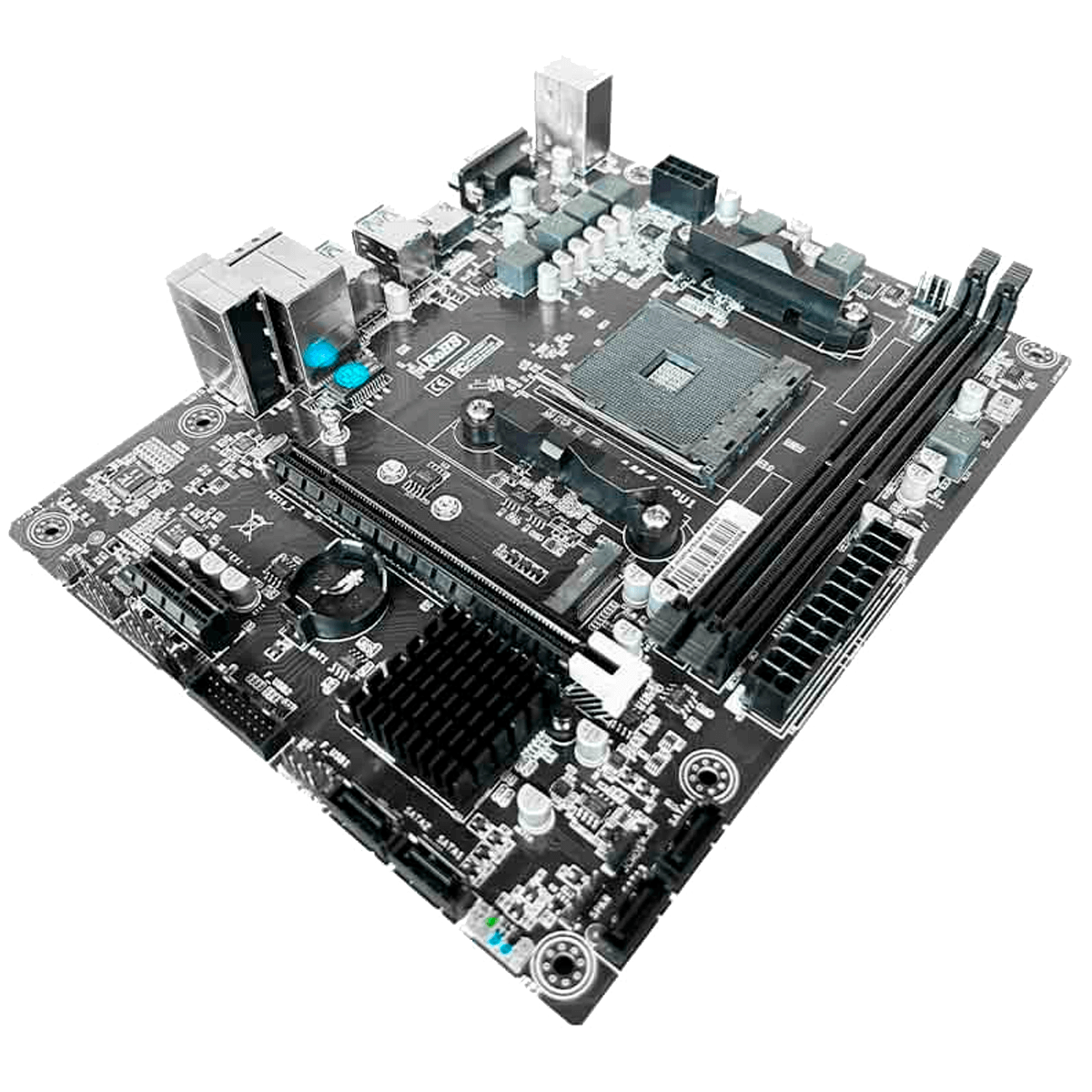 Placa Mãe BRX A320, Chipset A320, AMD AM4, MATX, DDR4, A320BRX