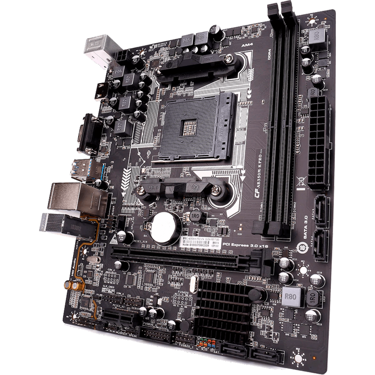 Placa Mãe Colorful AB350M-K PRO V14, Chipset B350, AMD AM4, MATX, DDR4 - Open Box