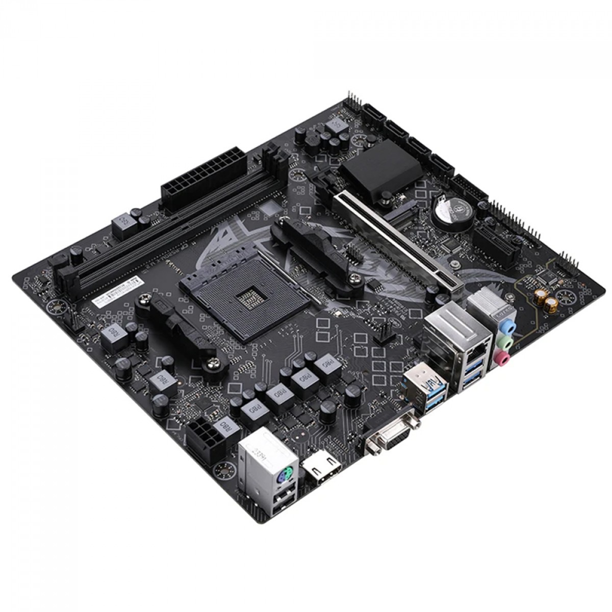 Placa Mãe Colorful BATTLE-AX A520M-K M.2 V14, Chipset A520, AMD AM4, MATX, DDR4 - Open Box
