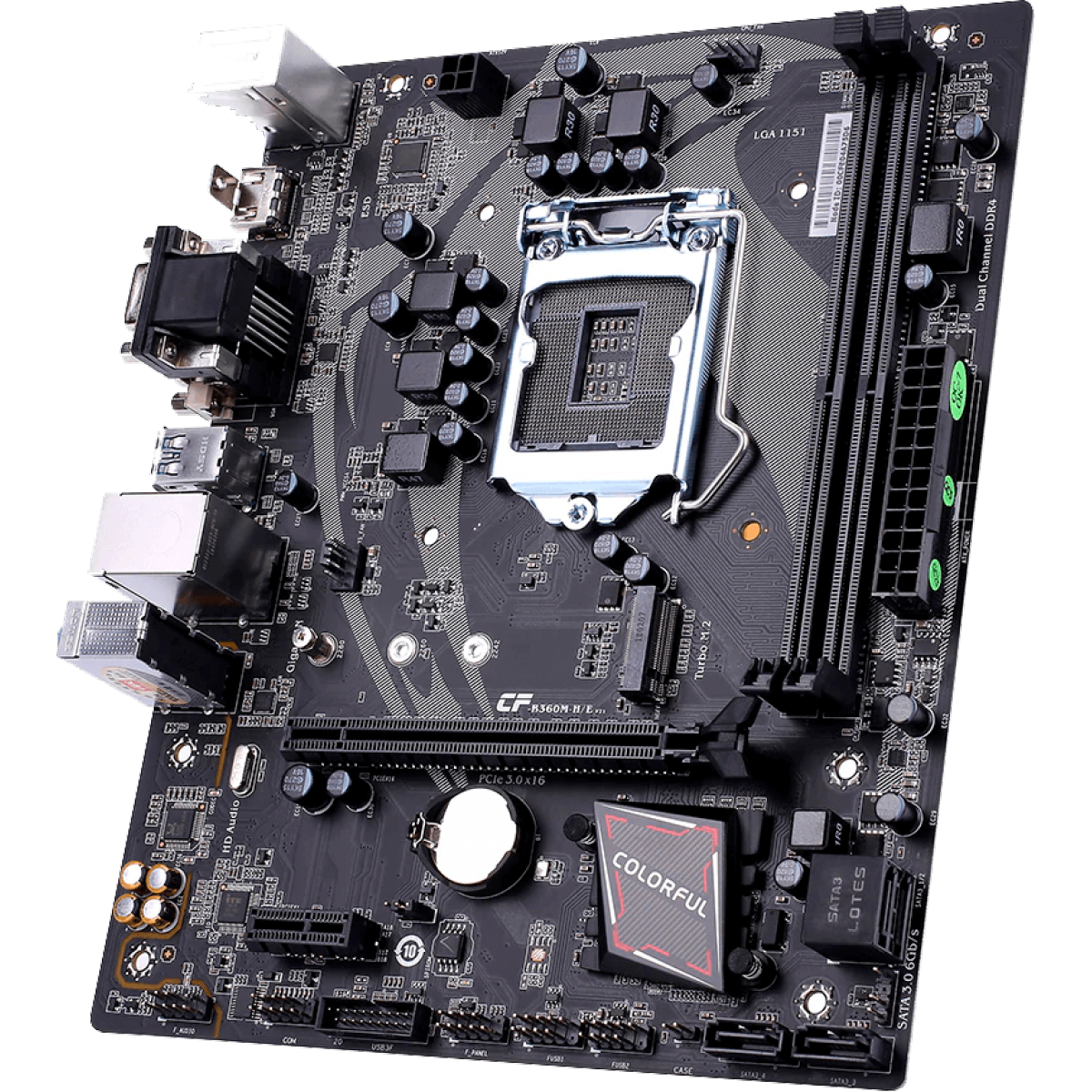Placa Mãe Colorful BATTLE-AX B360M-HD PRO V21, Chipset B360, Intel LGA 1151, MATX, DDR4