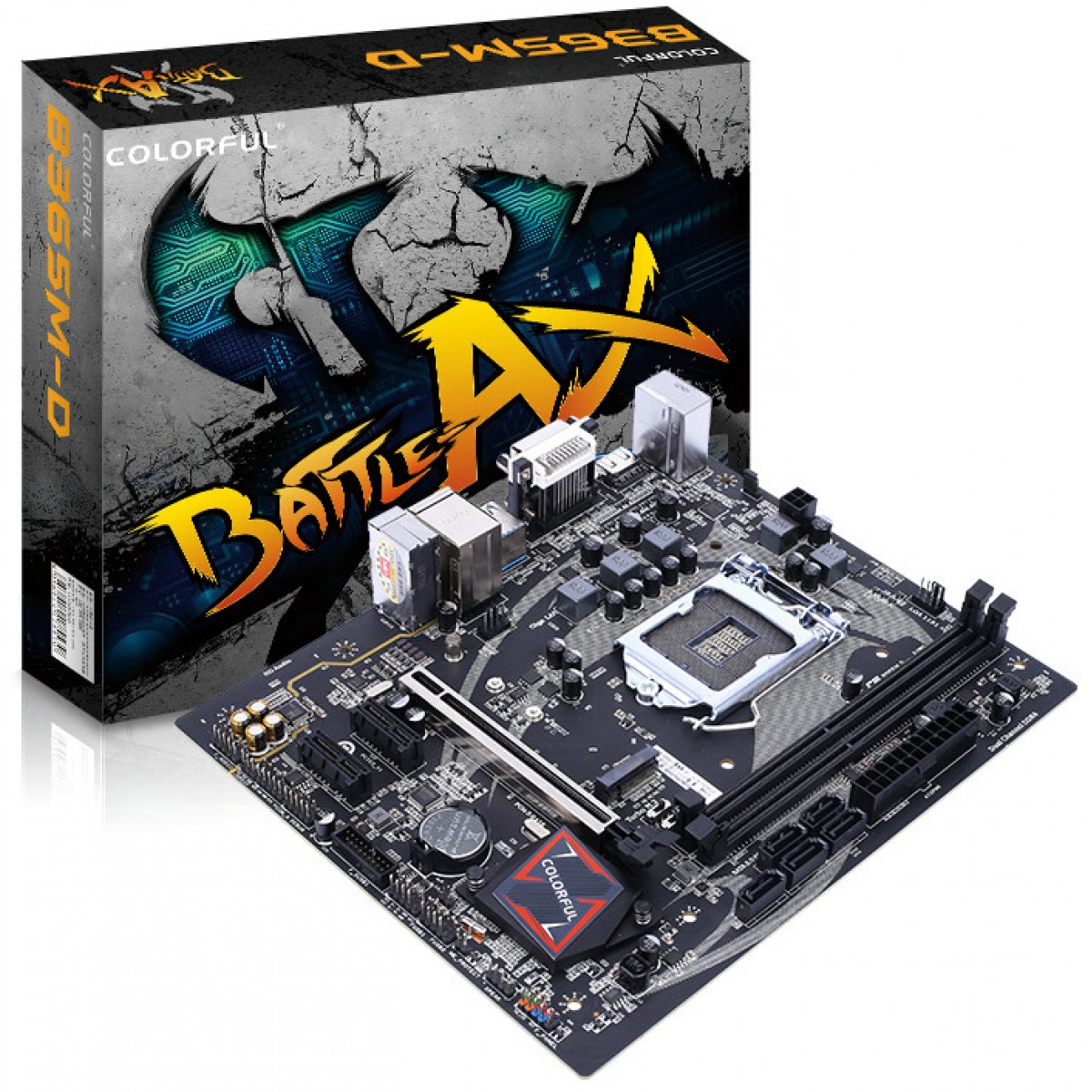Placa Mãe Colorful BATTLE-AX B365M-D V20, Chipset B365, Intel LGA 1151, mAXT, DDR4, 110510204301