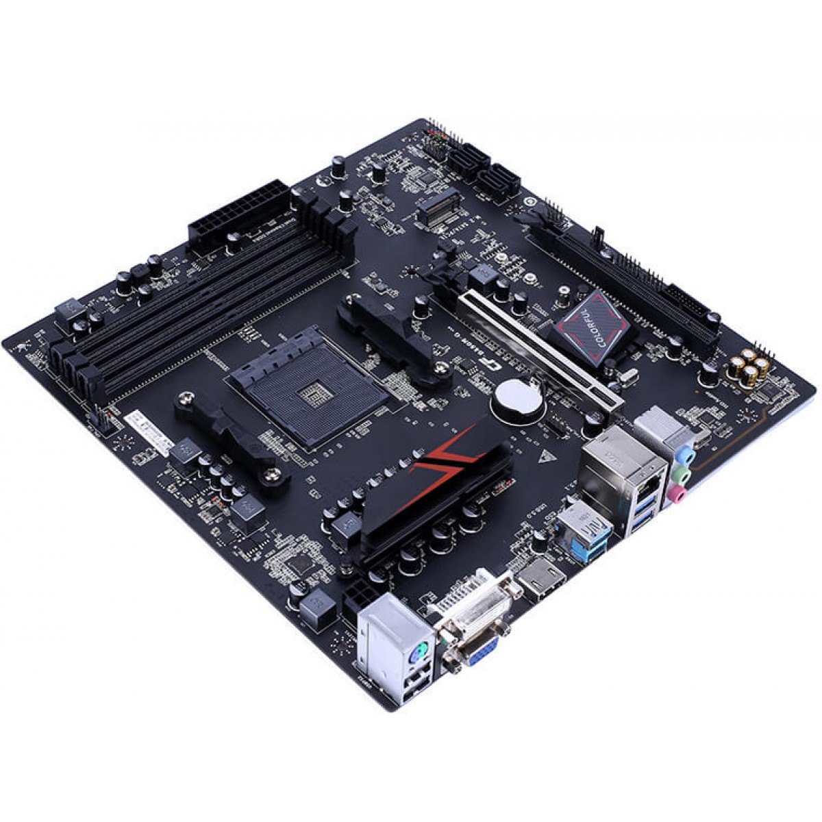 Placa Mãe Colorful Battle-AX B450M-G Deluxe V14, Chipset B450, AMD AM4, mATX, DDR4