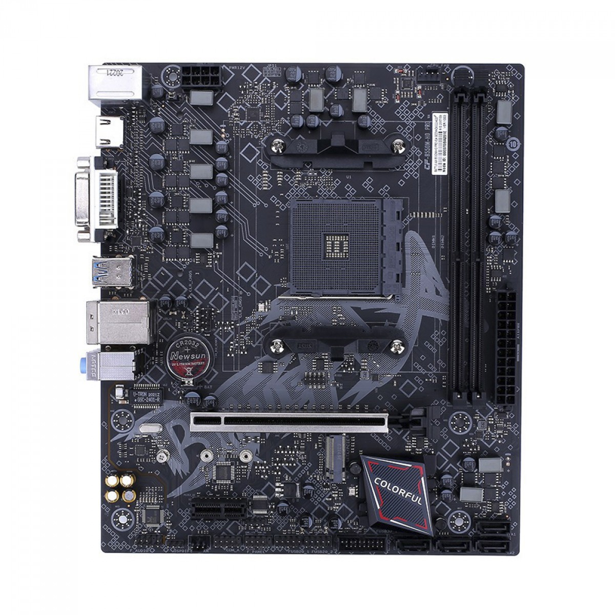 Placa Mãe Colorful Battle-AX B550M-HD PRO V14, Chipset B550, AMD AM4, mATX, DDR4