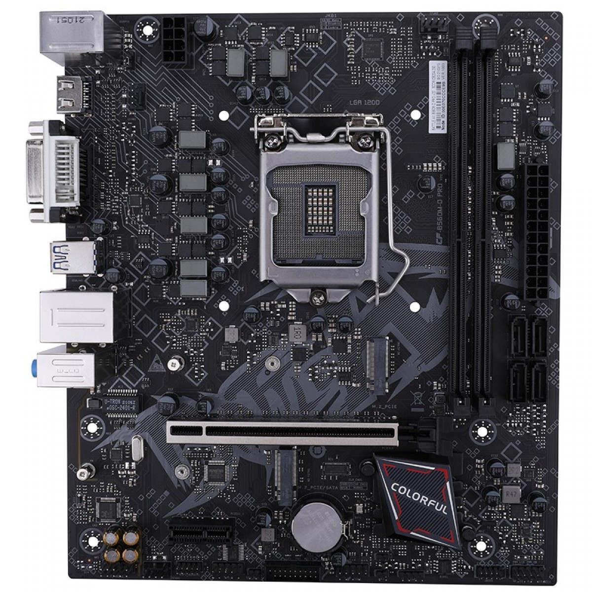 Placa Mãe Colorful Battle-AX B560M-D PRO V20, Chipset B560, Intel LGA 1200, mATX, DDR4