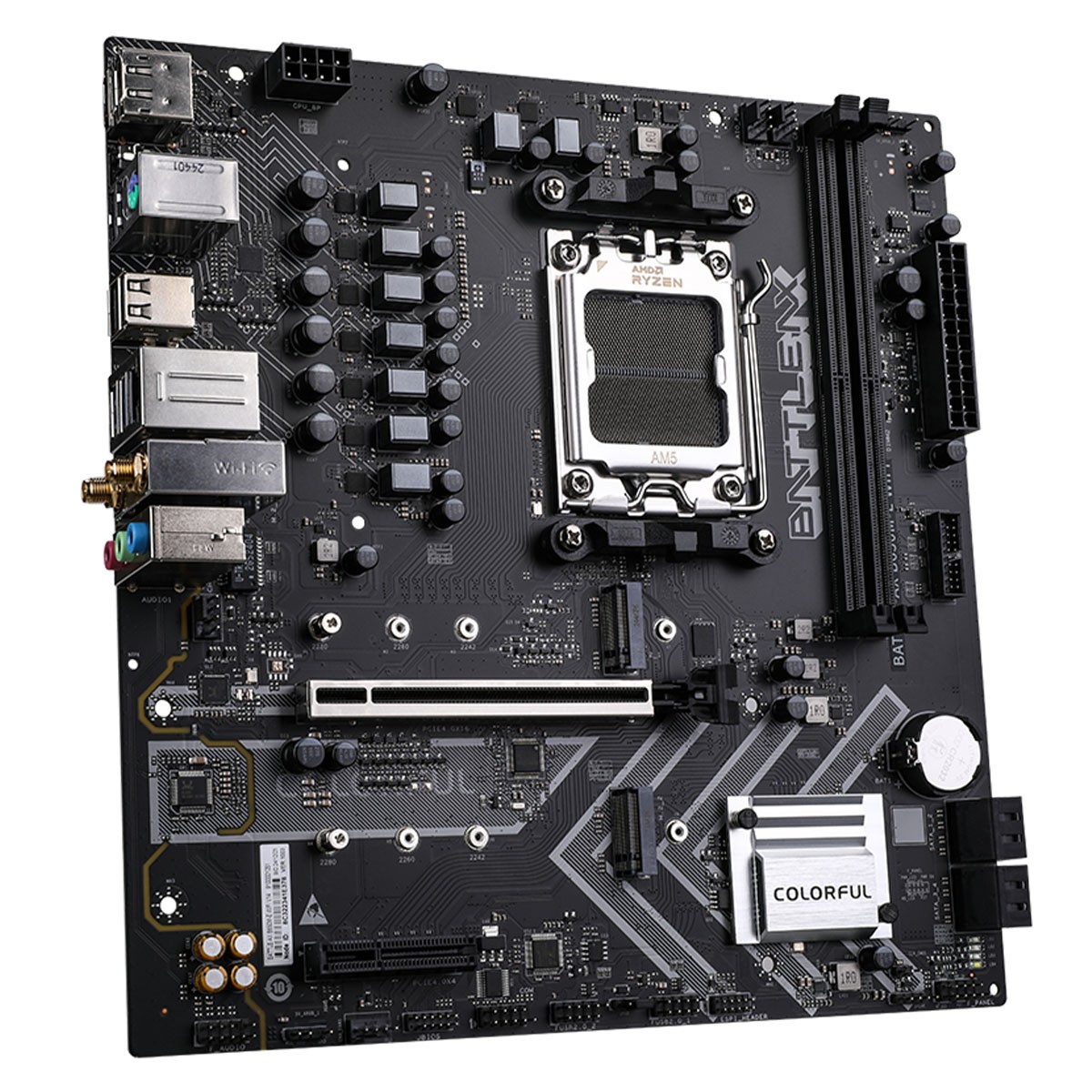 Placa Mãe Colorful Battle-AX B650M-E WIFI V14, Chipset B650, AMD AM5, MATX, DDR5