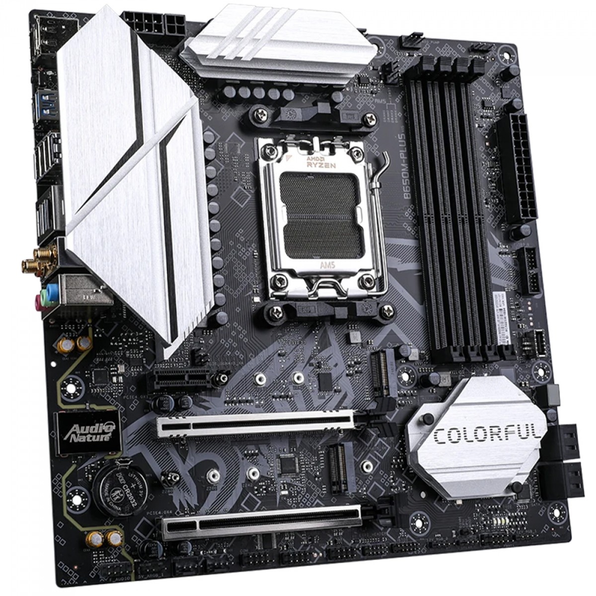 Placa Mãe Colorful Battle-AX B650M-Plus WiFi V15, Chipset B650, AMD AM5, mATX, DDR5