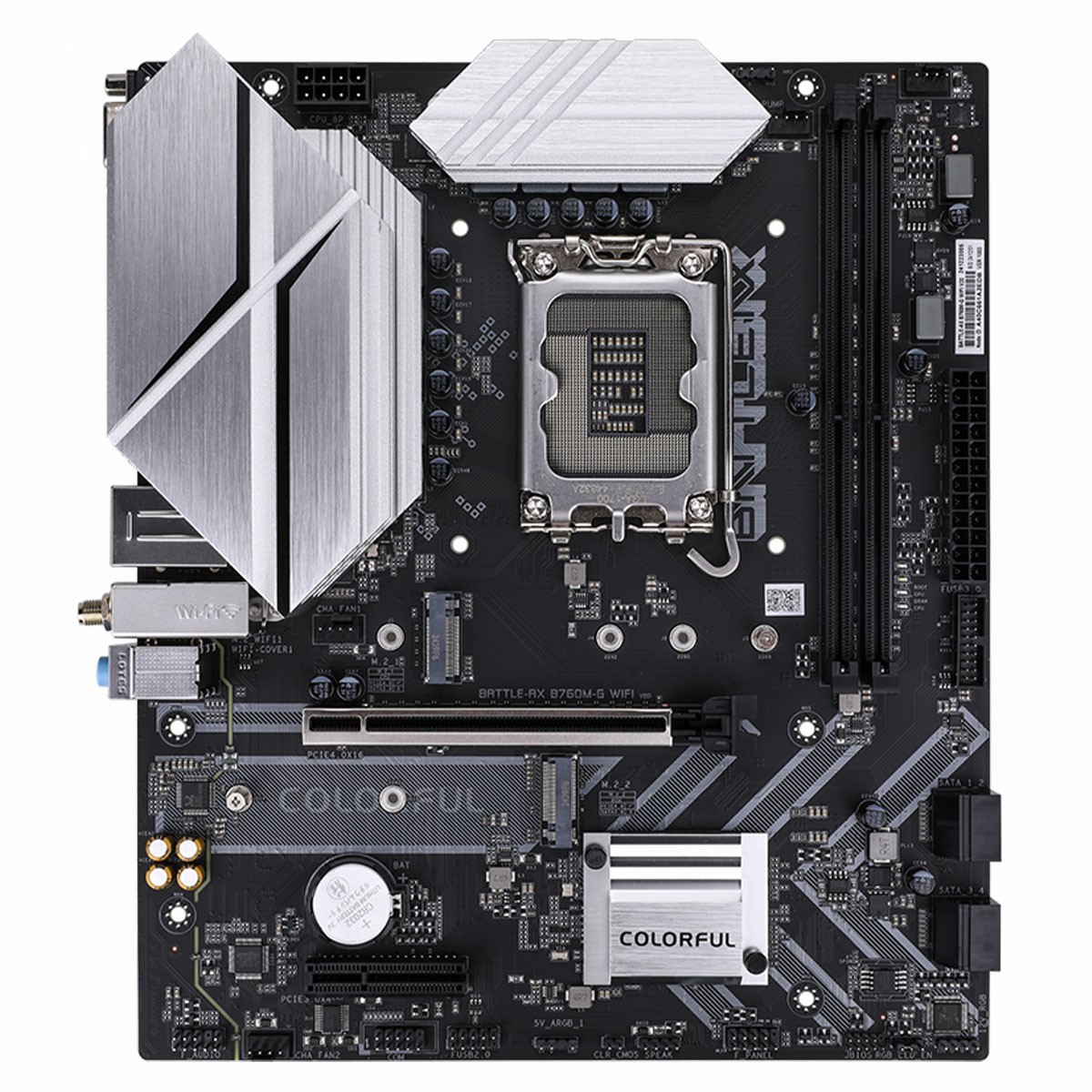 Placa Mãe Colorful Battle-AX B760M-G WIFI V20A, Chipset B760, Intel LGA 1700, MATX, DDR4