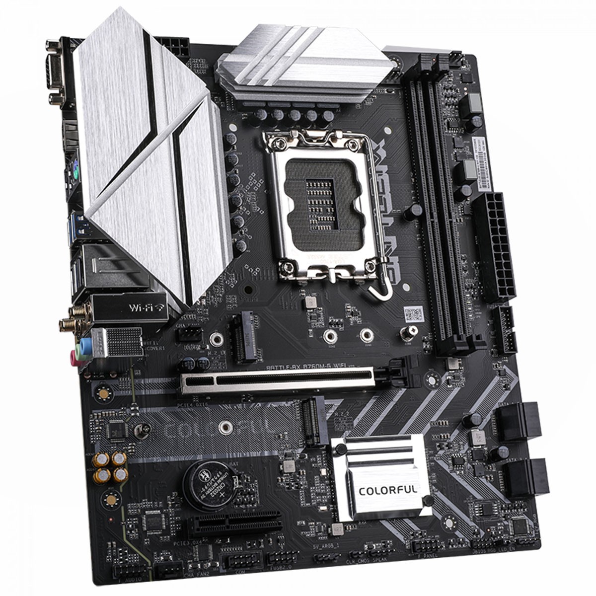 Placa Mãe Colorful Battle-AX B760M-G WIFI V20A, Chipset B760, Intel LGA 1700, MATX, DDR4