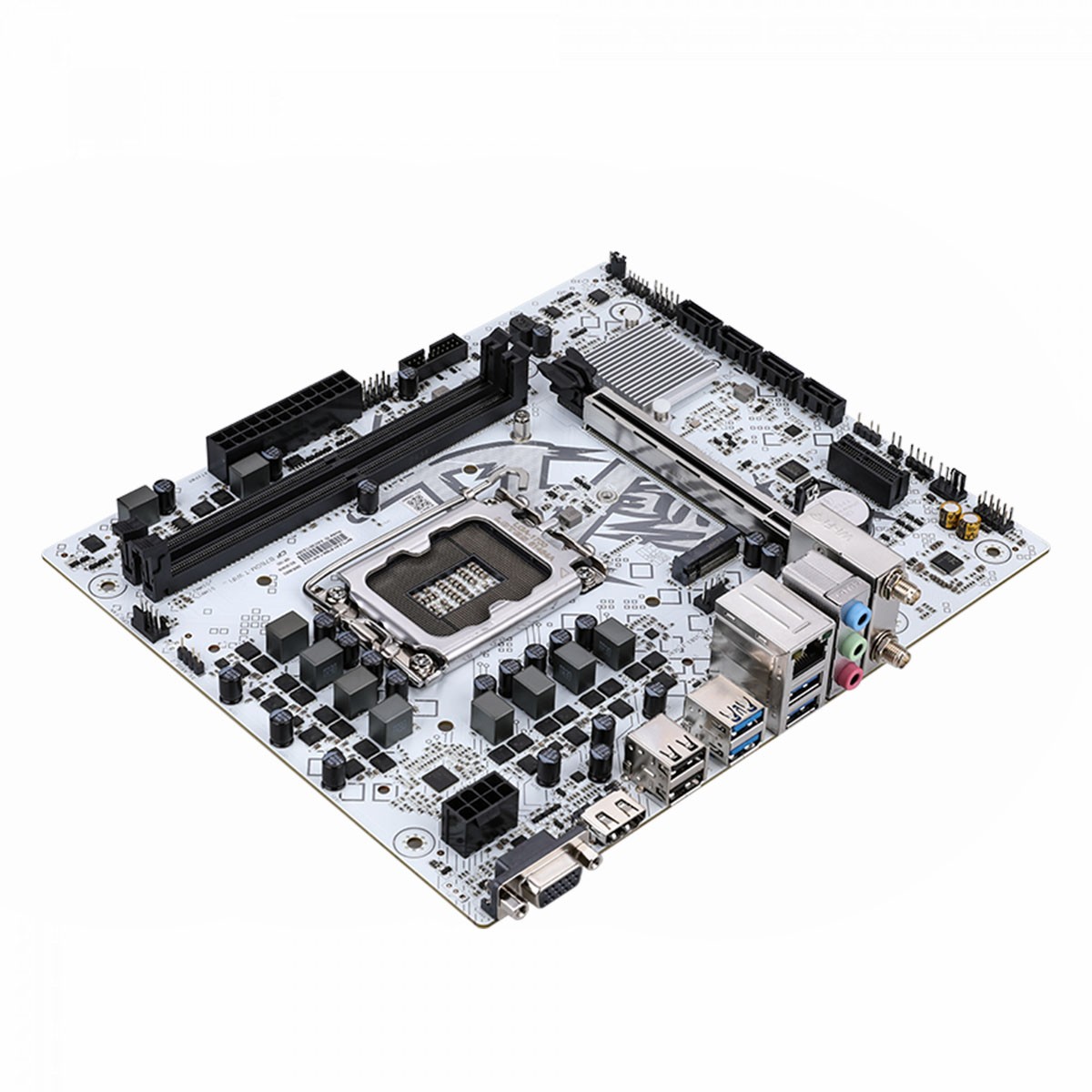 Placa Mãe Colorful Battle-AX B760M-T WIFI V21A, Chipset B760, Intel LGA 1700, MATX, DDR4, Branco