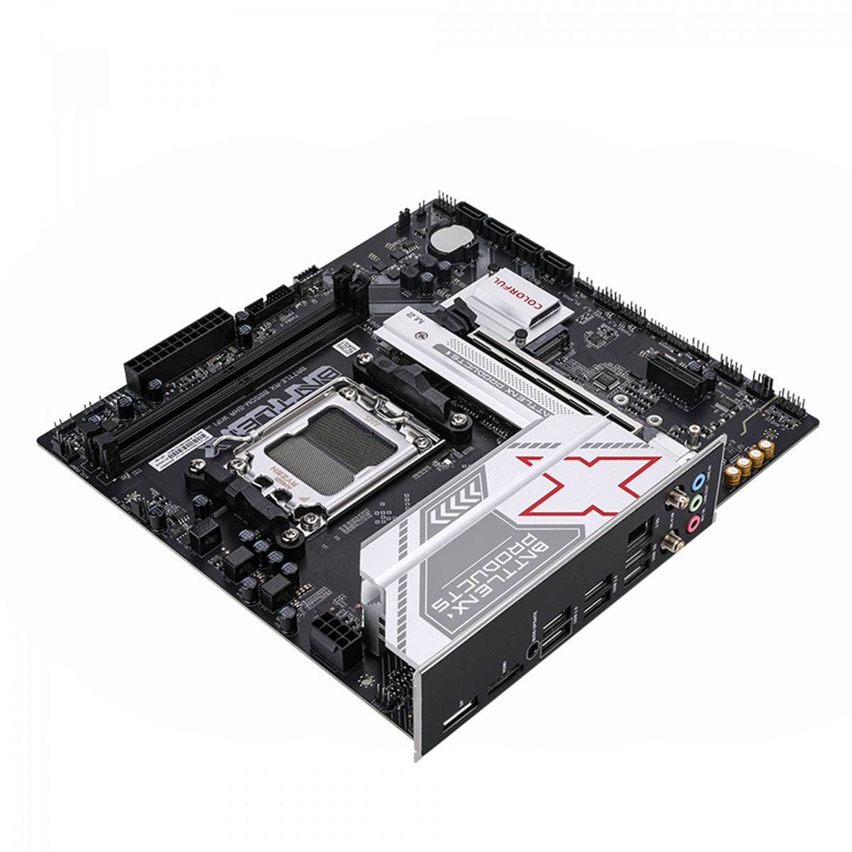 Placa Mãe Colorful Battle-AX B850M-GHA WIFI V14, Chipset B850, AMD AM5, MATX, DDR5