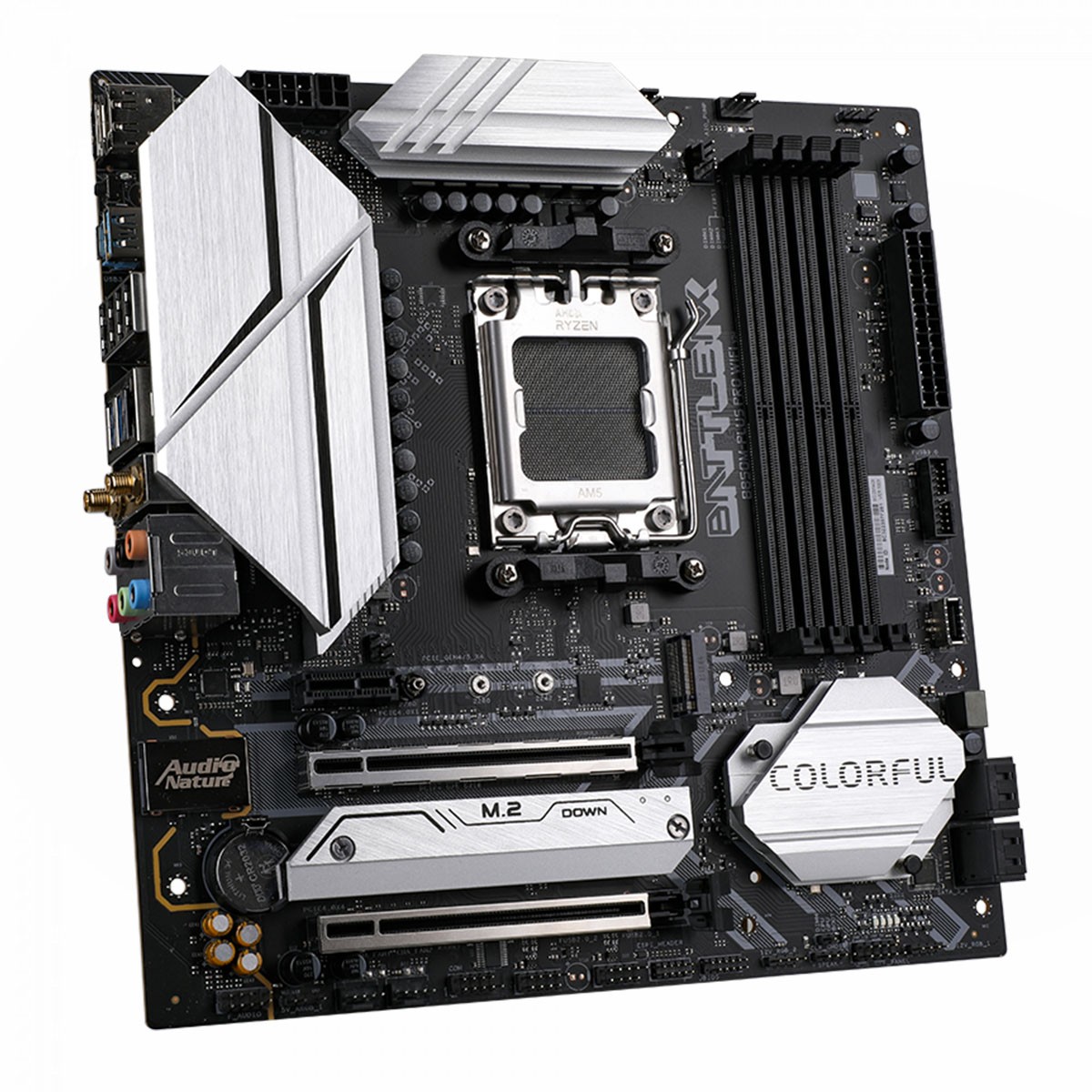 Placa Mãe Colorful Battle-AX B850M-PLUS PRO WIFI V14, Chipset B850, AMD AM5, MATX, DDR5