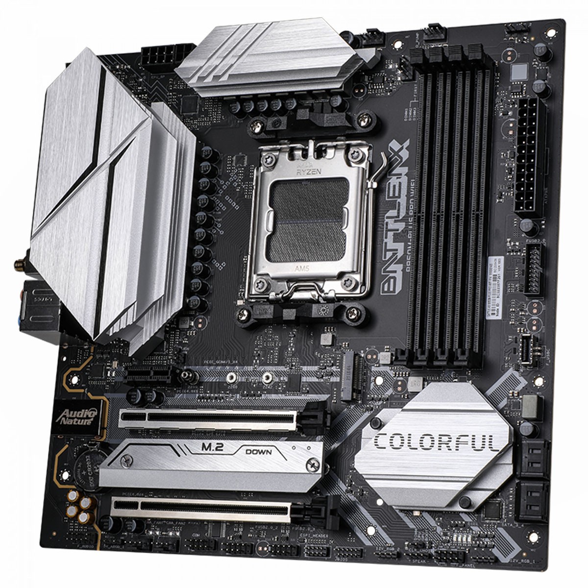 Placa Mãe Colorful Battle-AX B850M-PLUS PRO WIFI V14, Chipset B850, AMD AM5, MATX, DDR5