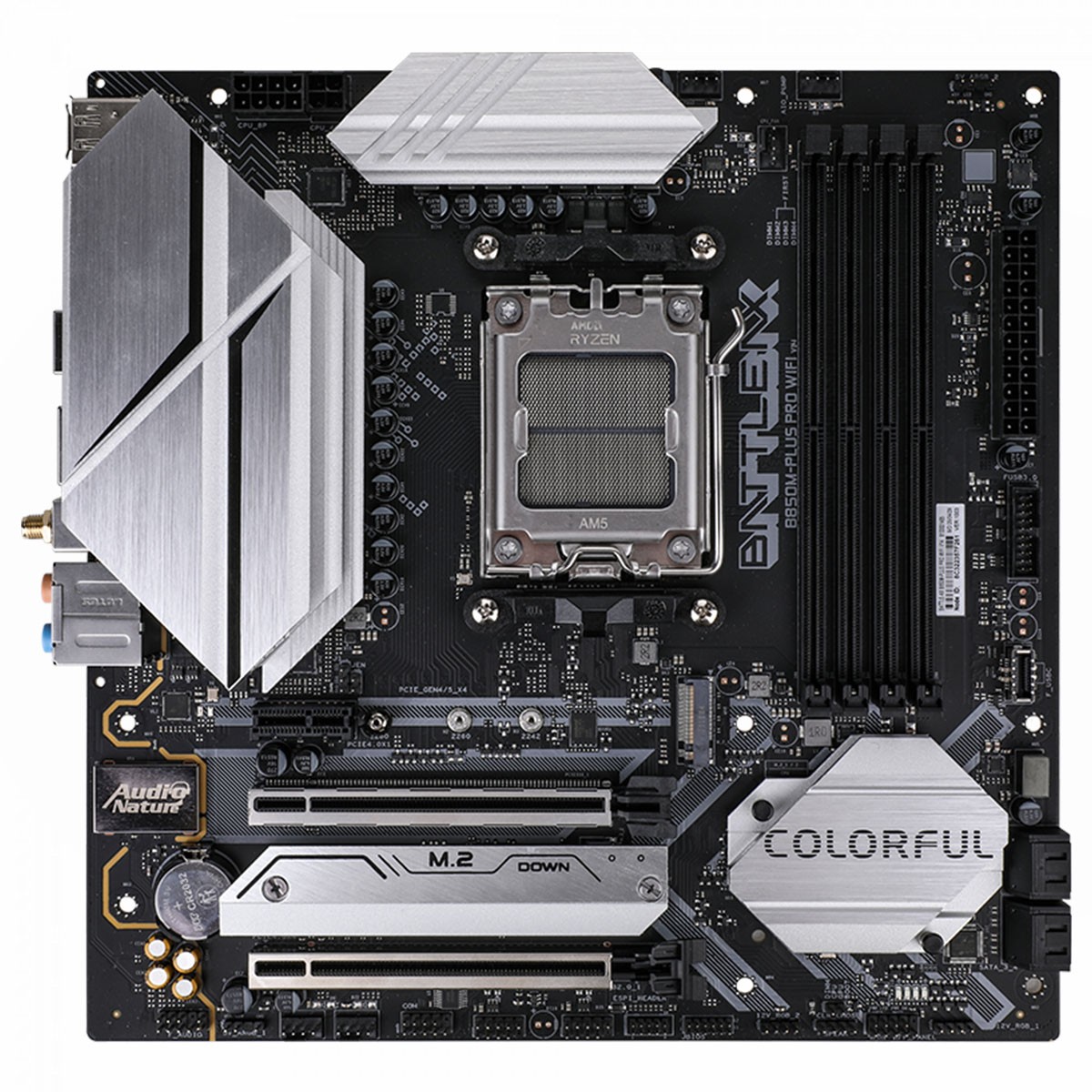 Placa Mãe Colorful Battle-AX B850M-PLUS PRO WIFI V14, Chipset B850, AMD AM5, MATX, DDR5