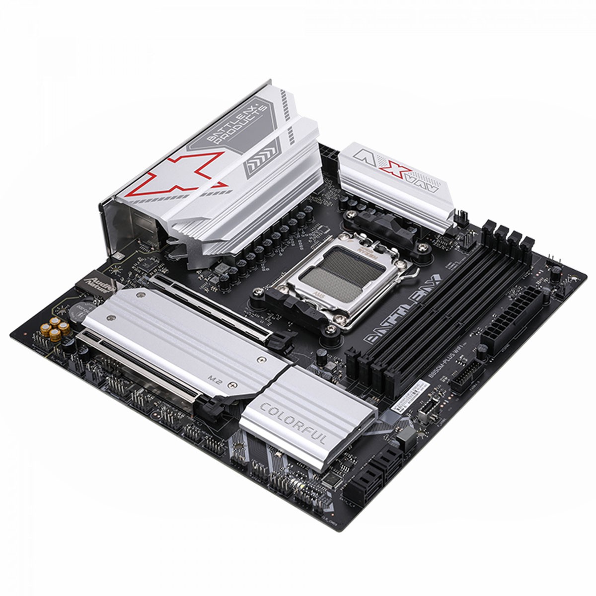 Placa Mãe Colorful Battle-AX B850M-PLUS WIFI V14, Chipset B850, AMD AM5, MATX, DDR5