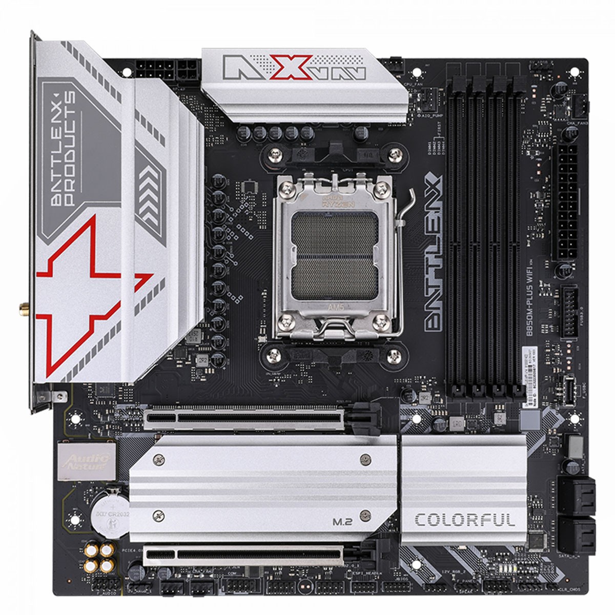 Placa Mãe Colorful Battle-AX B850M-PLUS WIFI V14, Chipset B850, AMD AM5, MATX, DDR5