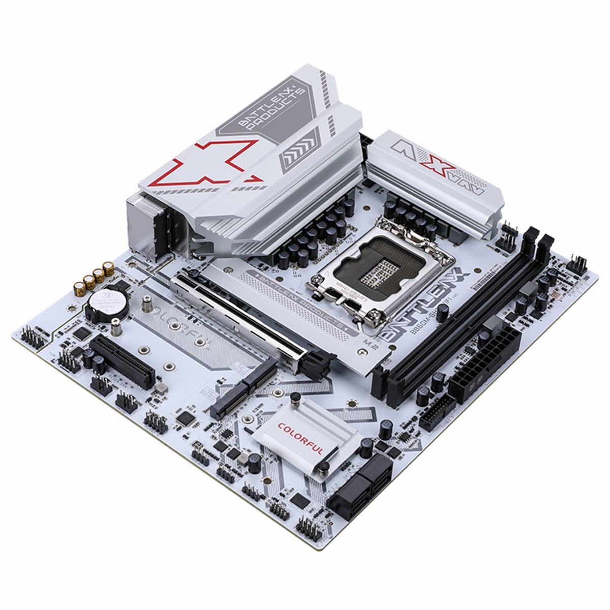Placa Mãe Colorful Battle-AX B860M-GHA WIFI V20, Chipset B860, Intel LGA 1851, MATX, DDR5