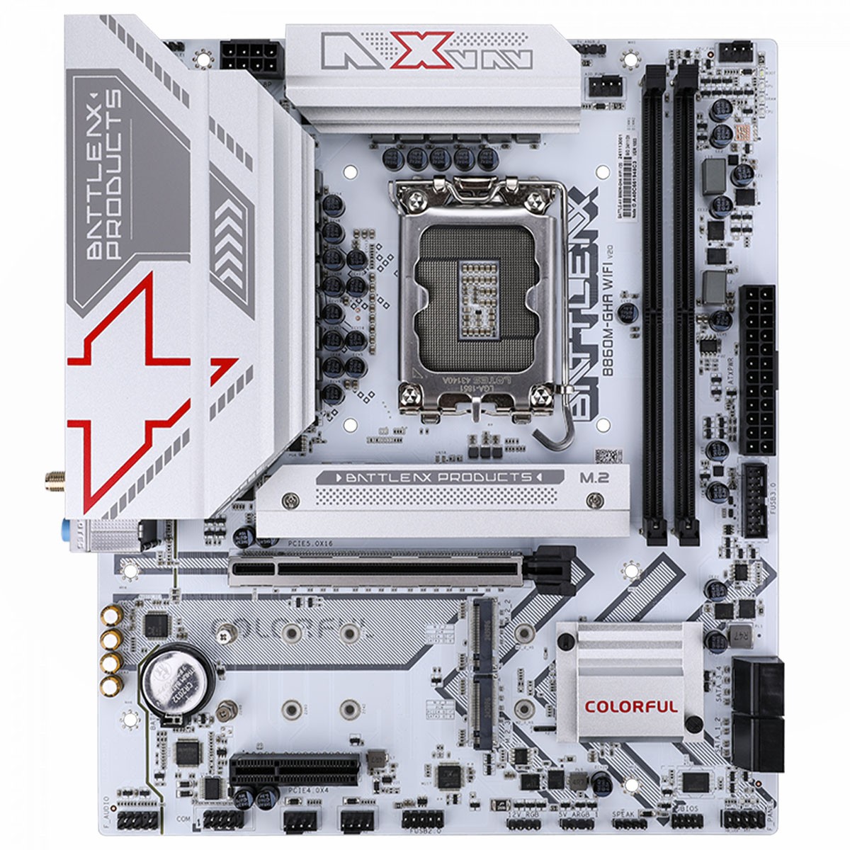Placa Mãe Colorful Battle-AX B860M-GHA WIFI V20, Chipset B860, Intel LGA 1851, MATX, DDR5