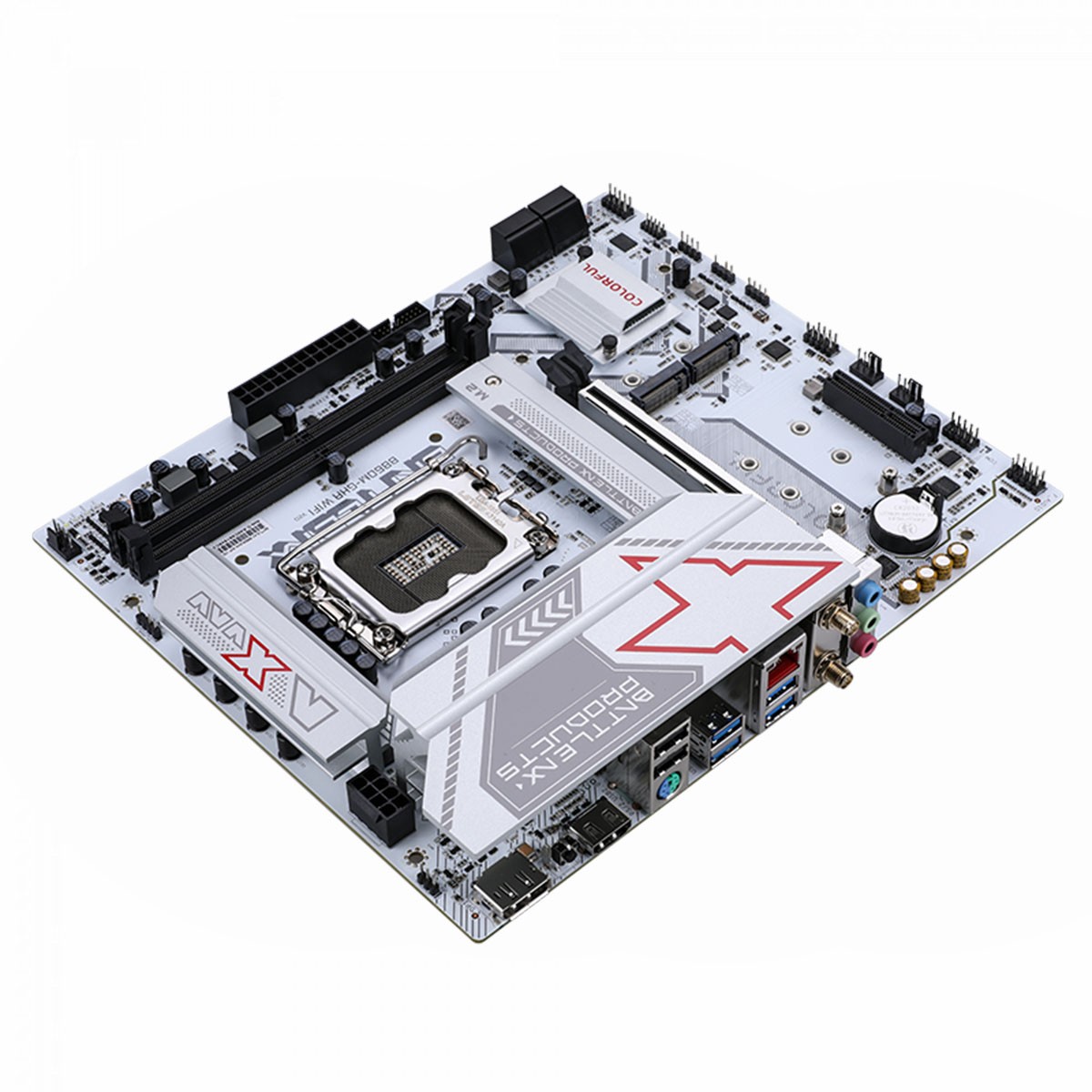 Placa Mãe Colorful Battle-AX B860M-GHA WIFI V20, Chipset B860, Intel LGA 1851, MATX, DDR5