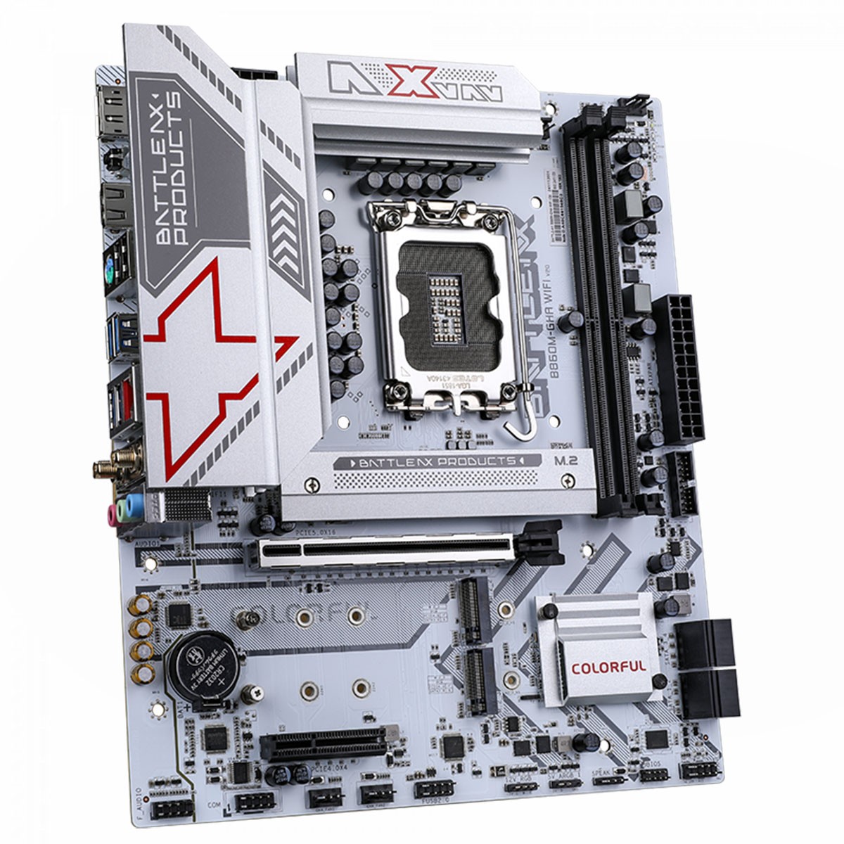 Placa Mãe Colorful Battle-AX B860M-GHA WIFI V20, Chipset B860, Intel LGA 1851, MATX, DDR5