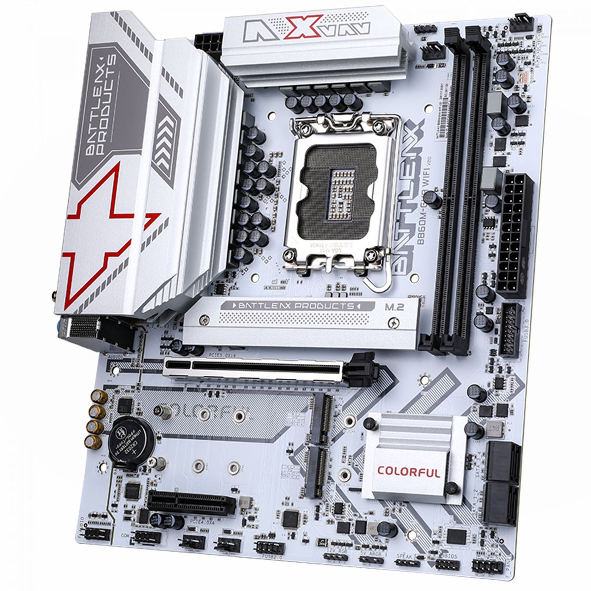 Placa Mãe Colorful Battle-AX B860M-GHA WIFI V20, Chipset B860, Intel LGA 1851, MATX, DDR5