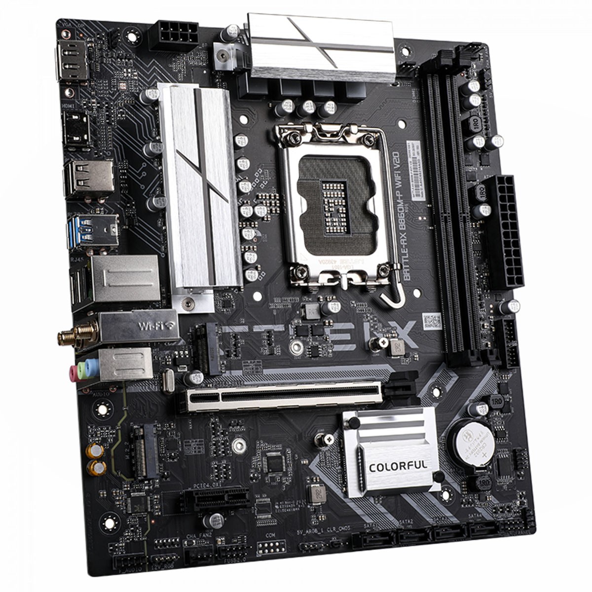 Placa Mãe Colorful Battle-AX B860M-P WIFI V20, Chipset B860, Intel LGA 1851, MATX, DDR5
