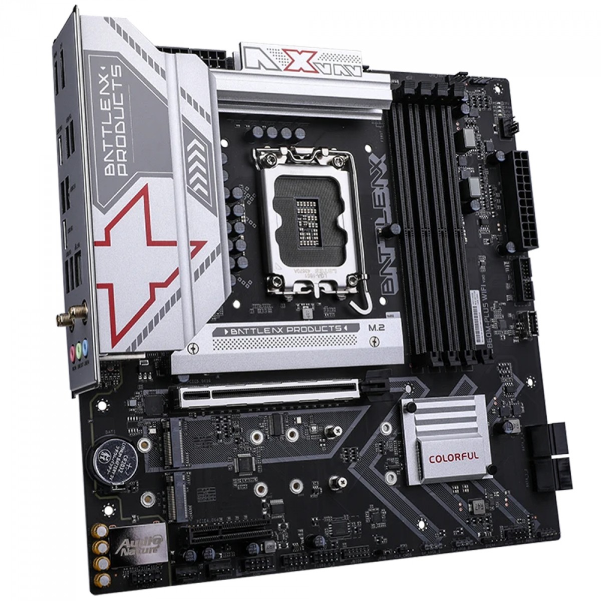 Placa Mãe Colorful Battle-AX B860M-Plus WiFi V20, Chipset B860, Intel LGA 1851, MATX, DDR5
