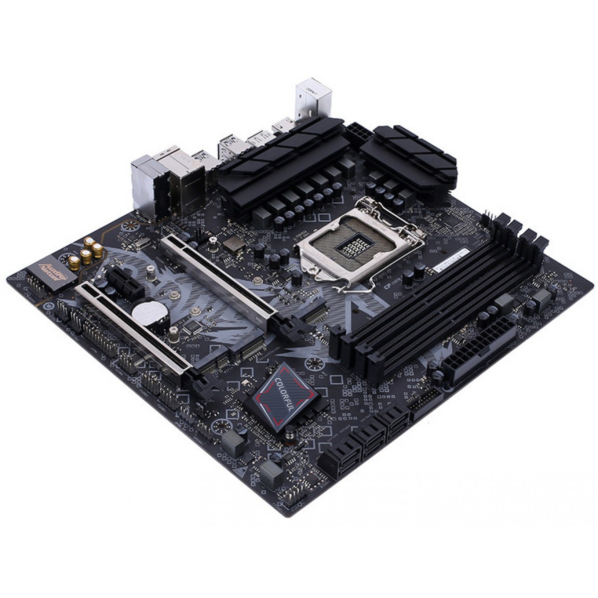Placa Mãe Colorful BATTLE-AX Z490M-PLUS V20, Chipset Z490, Intel
