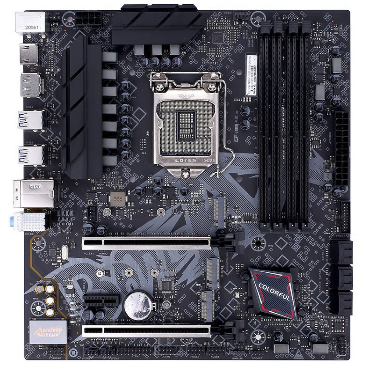 Placa Mãe Colorful BATTLE-AX Z490M-PLUS V20, Chipset Z490, Intel LGA 1200, mAXT, DDR4, 110001206701