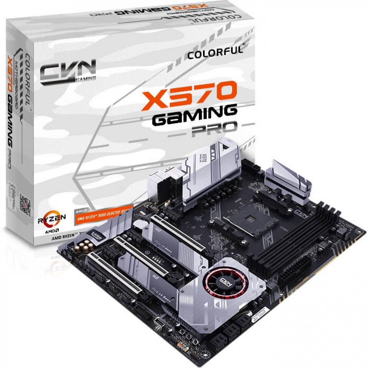 Placa Mãe Colorful CVN X570 GAMING PRO V14, Chipset X570, AMD AM4, ATX, DDR4