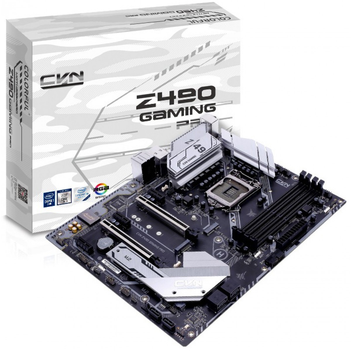 Placa Mãe Colorful CVN Z490 Gaming PRO V20, Chipset Z490, Intel LGA 1200, AXT, DDR4, 110013206701