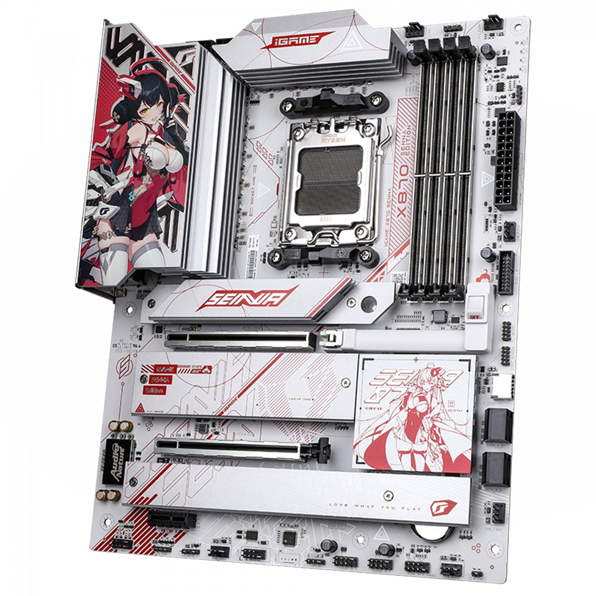 Placa Mãe Colorful iGame X870 Senna V14, Chipset X870, AMD AM5, ATX, DDR5