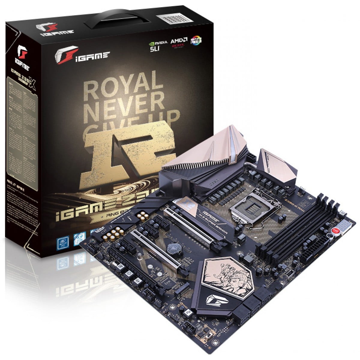 Placa Mãe Colorful iGame Z390-X RNG Edition V20, Chipset Z390, Intel LGA 1151, ATX, DDR4