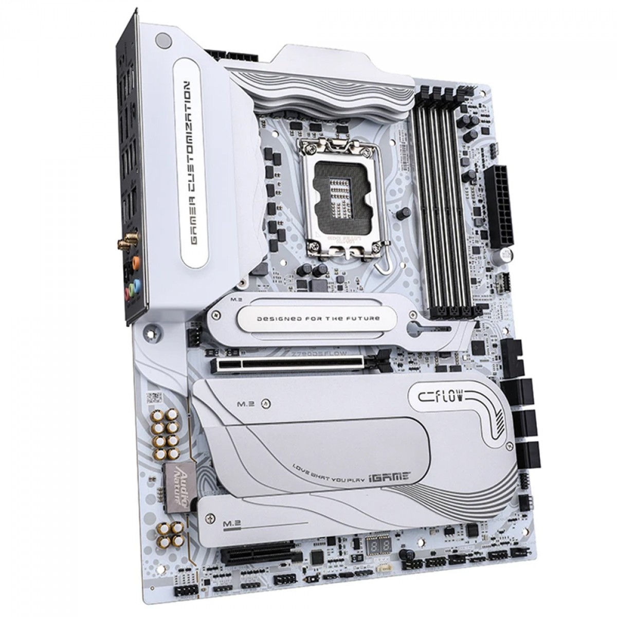 Placa Mãe Colorful iGame Z790D5 FLOW V20, Chipset Z790, Intel LGA 1700, ATX, DDR5, Branco