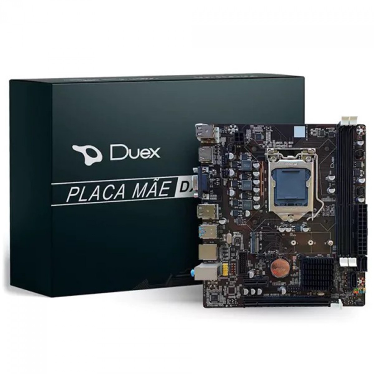 Placa Mãe Duex DX B75Z M2, Chipset B75, Intel LGA 1155, MATX, DDR3