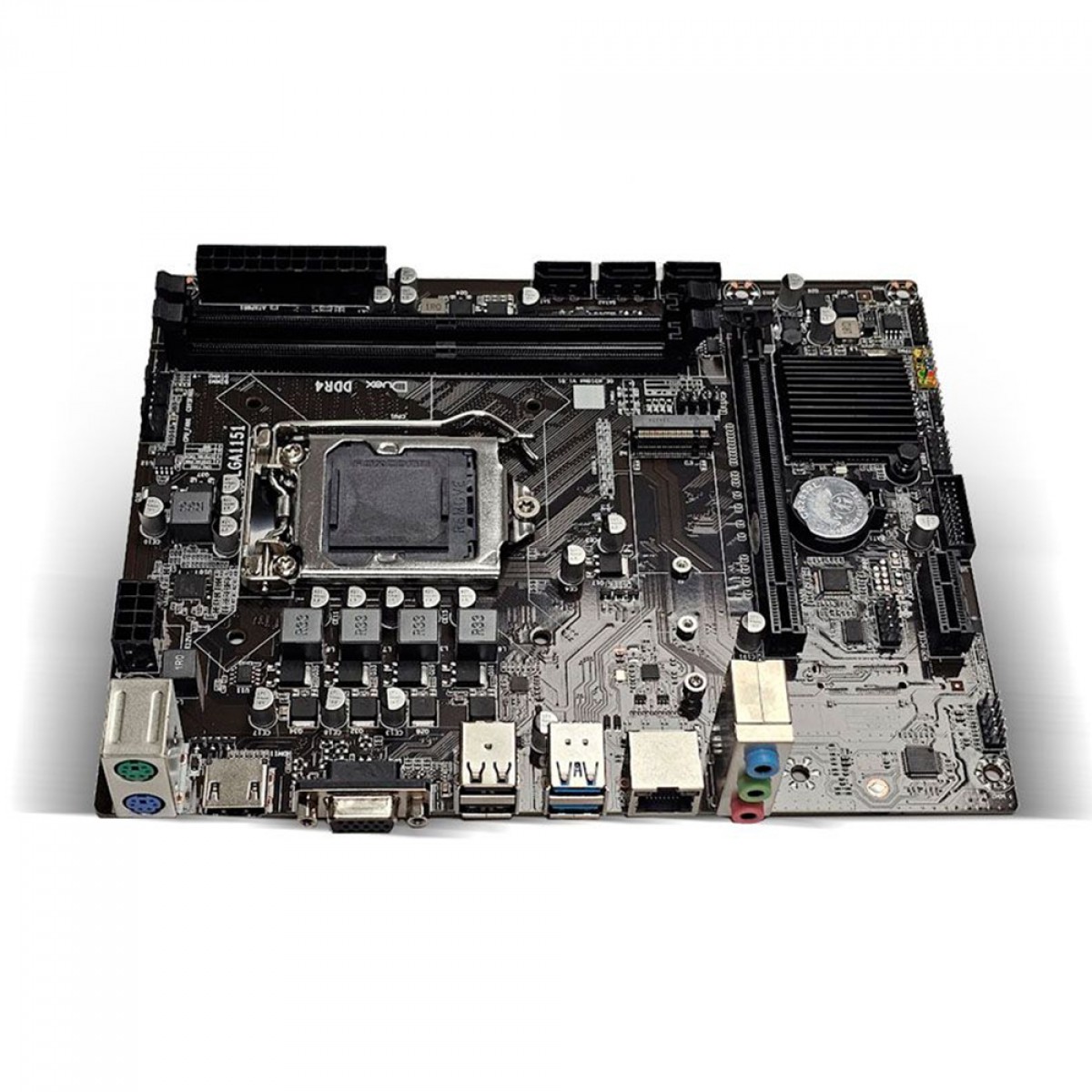 Placa Mãe Duex DX H310M ZG 2.0, Chipset H310, Intel LGA 1151, MATX, DDR4