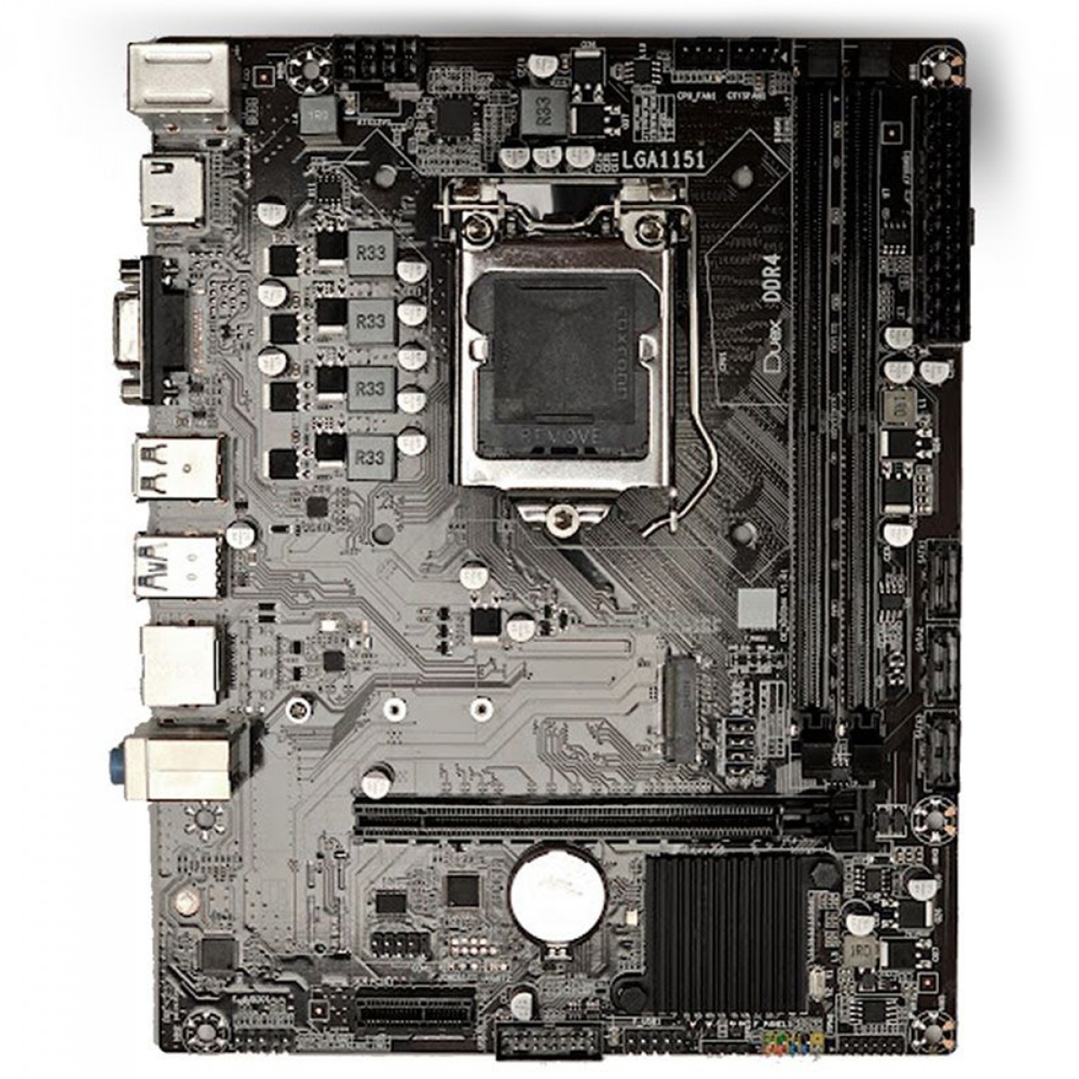 Placa Mãe Duex DX H310M ZG 2.0, Chipset H310, Intel LGA 1151, MATX, DDR4
