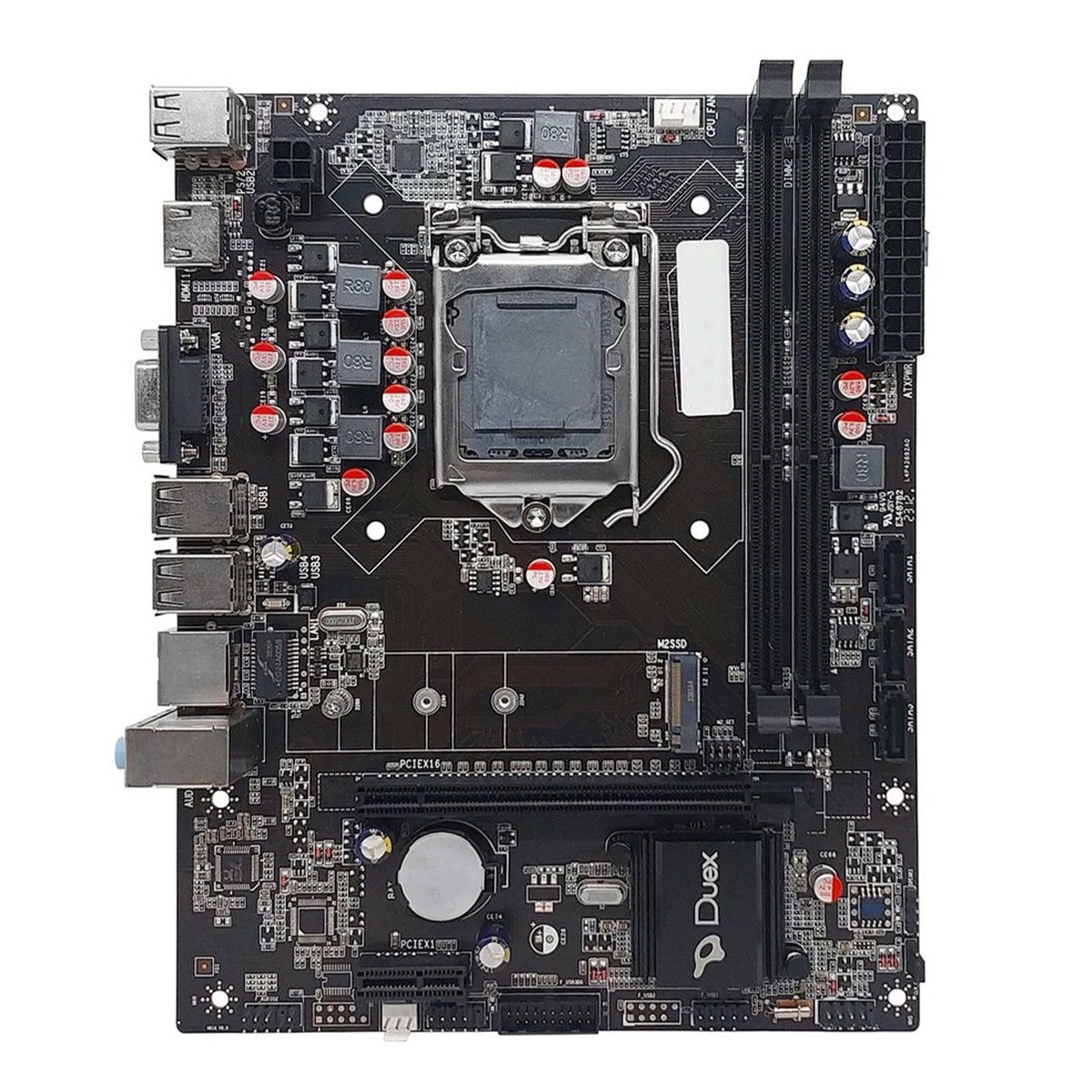 Placa Mãe Duex DXMBH61S M.2, Chipset H61, Intel LGA 1155, MATX, DDR3