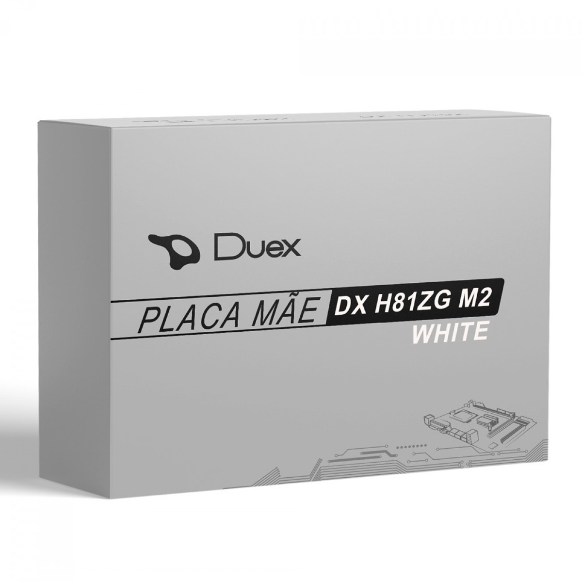 Placa Mãe Duex H81ZG M.2, White, Chipset H81, Intel LGA 1150, MATX, DDR3