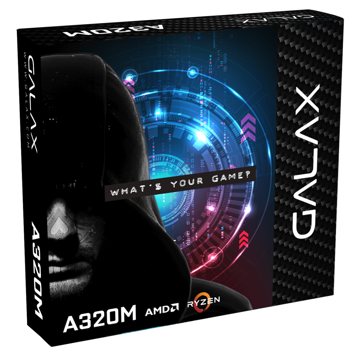 Placa Mãe Galax A320M, Chipset A320, AMD AM4, mATX, DDR4, AA320MAGL01BW