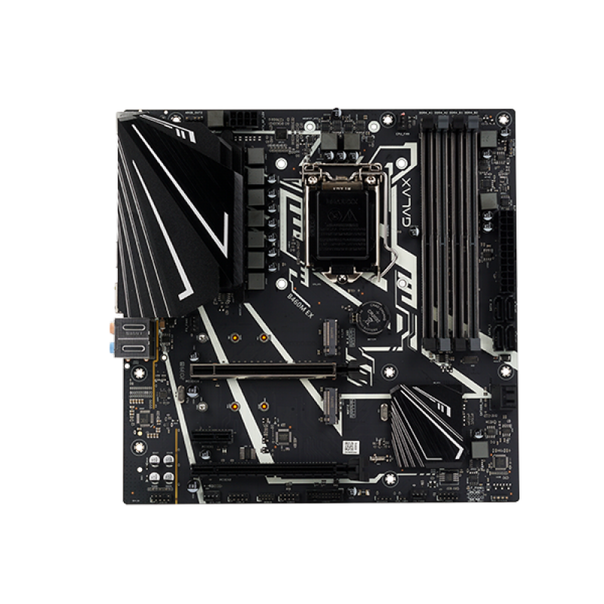 Placa Mãe Galax B460M EX, Chipset B460, Intel LGA 1200, mATX, DDR4, IB460MBGDEX1BW